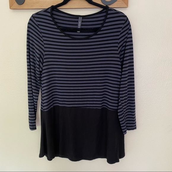 MATCH Point flowy stripe tunic top - Picture 6 of 8